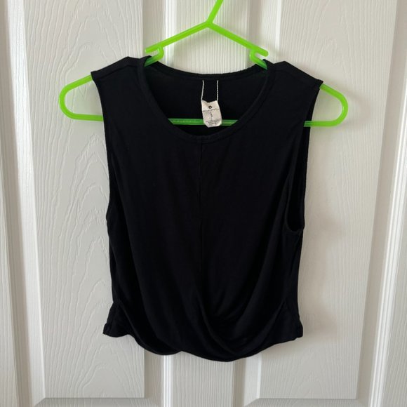 Spiritual Gangster Black Muse Twist Tank: Size Small - Picture 4 of 6
